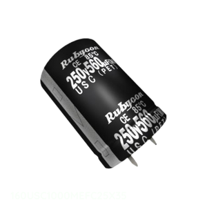 Condensateur à traversée de trou 1000 µF 160USC1000MEFC25X35 CAP ALUM 1000UF 20% 160V SNAP TH - Product Image 1