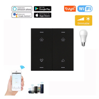Interruptor inteligente Premium al por mayor con Zigbee interruptor de pared inteligente APLICACIÓN DE Control remoto interruptor eléctrico para el hogar