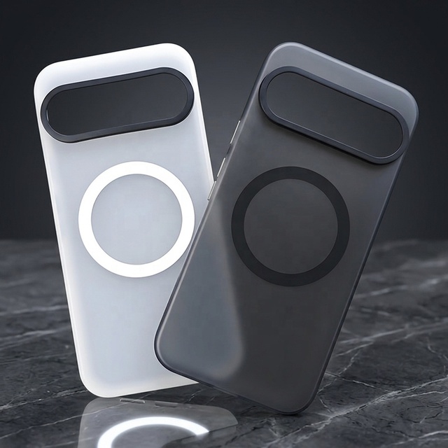 Matte Magical Shockproof Wireless Charging Magnetic Phone Case for Google Pixel 9 10 Pro XL Includes Lens Protection