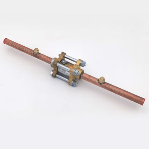 타입 K 구리 튜브 끝 이중 및 게이지 포트 포함 단조 황동 의료 비 리턴 밸브 미국 NFPA 100 "테스트 - Product Image 4