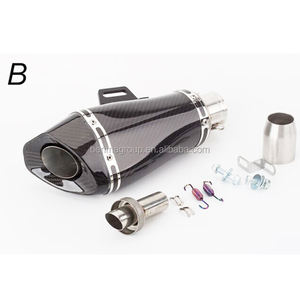 Silencieux d'échappement universel, en fibre de carbone, pour <span class=keywords><strong>Moto</strong></span>, modification, pour CBR250, CB400, YZF, FZ400, <span class=keywords><strong>Z750</strong></span>, NINJA - Product Image 2