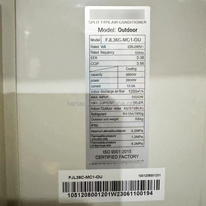 8gree/midea/tcl/chigo/aux Wholesale Air Conditioner for Home Acondicionado 18000btu 2hp R410a <b>Mini</b> Split Wall Indoor <b>Unit</b> A - Product Image 6