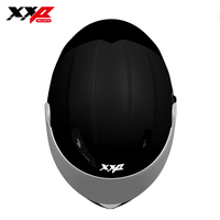 Casques de moto XXP Helmet ICONIC SOLID, casques de moto modulaires avec fonction rabattable, matériau ABS, certifié DOT