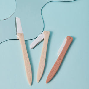 Exquisite Cosmetic Tools <strong>Women</strong> Body <strong>Shaver</strong> Imported Blade Smooth Shape Blade Folded Eyebrow razor Brow Trimmer - Product Image 5