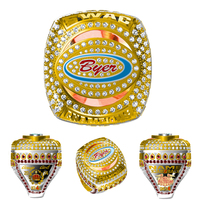 Bague de championnat personnalisée en gros, baseball, football, basketball, cheerleading, tournoi, équipe sportive, bague de championnat pour femmes