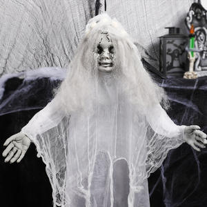 <span class=keywords><strong>Ojos</strong></span> brillantes Decoración de Halloween Fantasma Novia Colgando Fantasma Casa embrujada Guión Matar Parque de atracciones Horror Accesorios eléctricos - Product Image 3