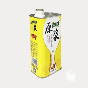 Envase Rectangular de Hojalata de 1L con Impresión Offset Personalizada para Almacenamiento de Aceite Comestible - Product Image 2