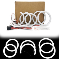 Kit de phares LED Angel Eyes DRL 6x blancs 6000 Lumens pour Mark X Reiz 2004-2009, anneaux halo sans erreur Canbus