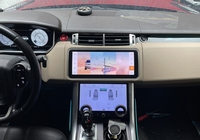 Système de navigation GPS multimédia pour Range Rover Sport 2013-2017, autoradio avec lecteur DVD, écran incurvé 3D de 12,3 pouces, GPS intégré au tableau de bord