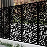 Muro de Cercado Metálico de Aluminio para Interiores y Exteriores, Diseño a Medida, Corte Láser