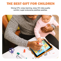 7-Zoll Kinder-Tablet, Mehrsprachig, Optional US/EU/UK/Australien-Stecker, Sturzsicheres Design, Pädagogisches Kinder-Tablet