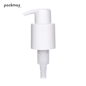 Bomba con interruptor de bloqueo izquierdo/derecho — cabezal de bomba de presión cosmética, bomba de loción de 28 dientes, cabezal de bomba con boquilla externa larga tipo pico de pájaro de 24 dientes - Product Image 1