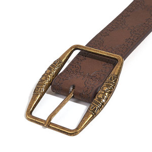 <span class=keywords><strong>Ceinture</strong></span> en <span class=keywords><strong>cuir</strong></span> marron vintage pour <span class=keywords><strong>femme</strong></span>, nouveau design, gaufrée, effet vieilli, polyvalente, avec boucle en alliage, 105 cm, <span class=keywords><strong>ceinture</strong></span> à assortir - Product Image 2