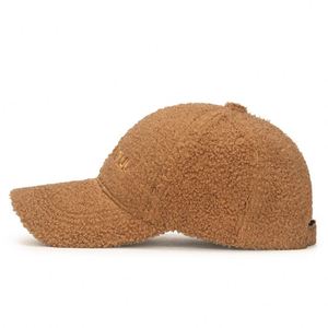 Baseball <b>Caps</b> Adjustable Teddy Fleece Sport <b>Cap</b> <b>Winter</b> Sherpa Hat for Women Men - Product Image 5