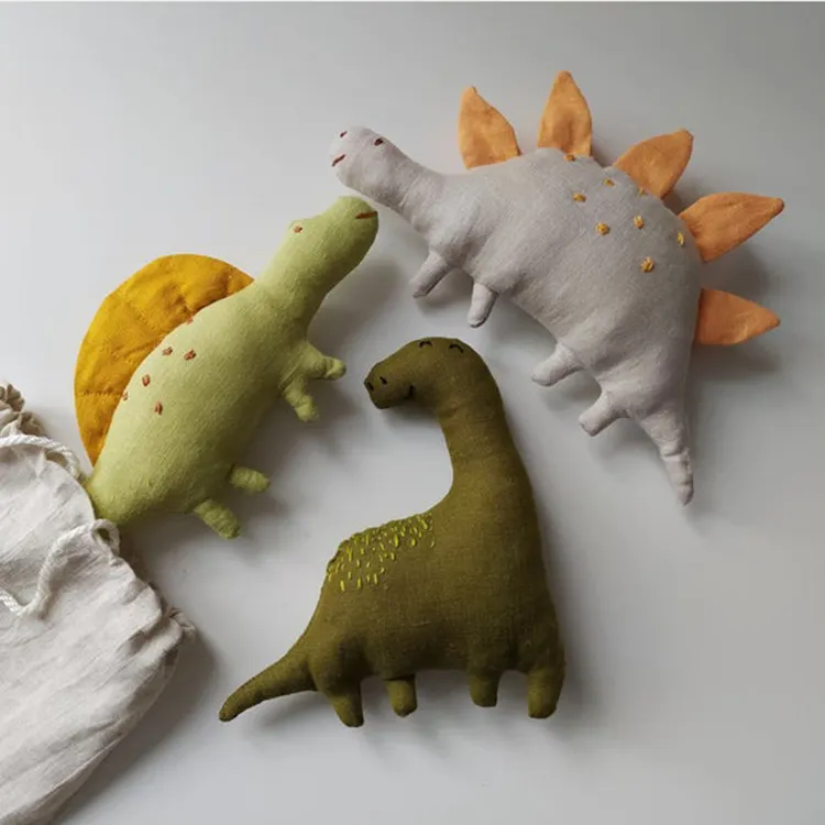 Cute cartoon Stuffed Animal Plush Toy dragon customized comfort Dinosaur Plush doll to accompany children to sleep