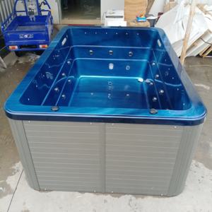 Piscine à dérive 3m Balboa Swim <span class=keywords><strong>Spa</strong></span>, <span class=keywords><strong>spa</strong></span> de massage extérieur en acrylique avec 60 jets, design moderne et écologique pour usage hôtelier - Product Image 4