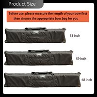 Sac de transport personnalisable pour arc classique et arc recurve – Idéal pour l'entraînement en extérieur