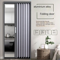 Porte coulissante pliante en panneau acrylique transparent, cloison pliable en PVC, coupe-vent pour cour, garantie 5 ans, invisible