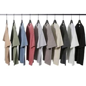 Used Men's Solid Knitted Short Sleeve Summer T-Shirt - Product Image 1