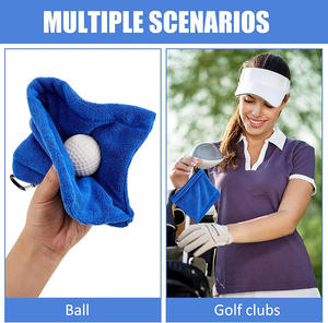 Serviette de golf en microfibre tissée double couche épaissie pour le nettoyage des queues de golf, très absorbante et à séchage rapide, vente en gros pour l'extérieur - Product Image 6