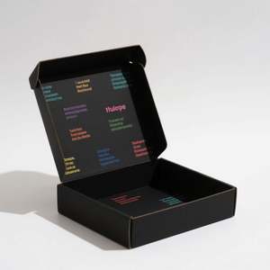 Boîtes d'emballage rigides magnétiques personnalisées en matériaux recyclés écologiques, avec pelliculage mat, revêtement UV, gaufrage, logo personnalisé et éponge - Product Image 5