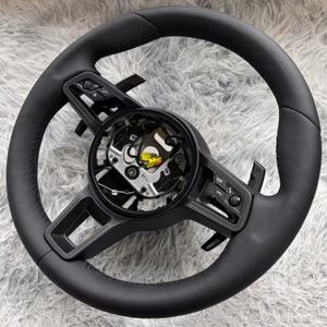 Volant en cuir noir pour Porsche Panamera Cayenne Macan 718 Boxster Cayman 996 <span class=keywords><strong>911</strong></span> 981 958 991 - Product Image 2