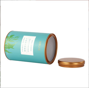 נייר תה מודפס אישית נייר תה ריק קרטון עגול קופסת נייר אריזה יכול - Product Image 4