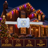 Source de lumière ponctuelle RGBW 20 mm UCS2904 48V Jellyfish 6 LED, lumières de Noël permanentes pour la décoration des bâtiments