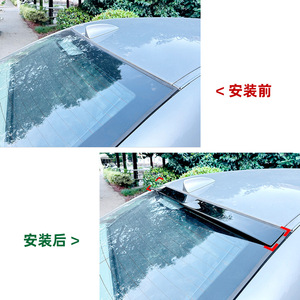 Bmw Rear Spoiler Blade Style Piano Black Carbon Fiber Texture Trunk Wing Exterior Modification - Product Image 4