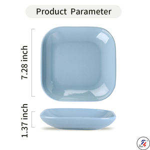 Commercio all'ingrosso a buon mercato Sottile di porcellana bianca di ceramica <span class=keywords><strong>rettangolo</strong></span> ciotole ondulato pasta piatto - Product Image 2