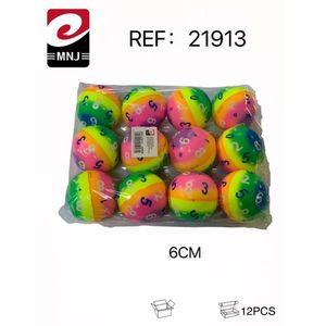 MNJ Sponge Balls 6Cm 12Pcs For Ball Pool And Soft Play Equipment - Product Image 3