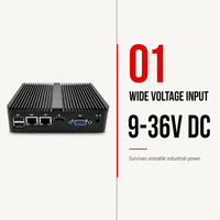 Computadora Industrial Integrada Sin Ventilador YCT J4125 con Gráficos Intel UHD, 2 Puertos COM RS232, GPIO, Terminal, WiFi, para Fábrica Inteligente y Gestión de Datos