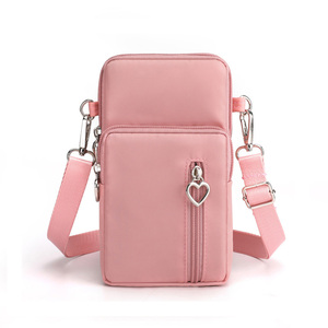2024 Groothandel Aangepaste Vrouwelijke Cross-Body Mini Zomer Mobiele Telefoon Doek Tas Opknoping Nek Draagbare Pols Tas Voor Vrouwen - Product Image 1