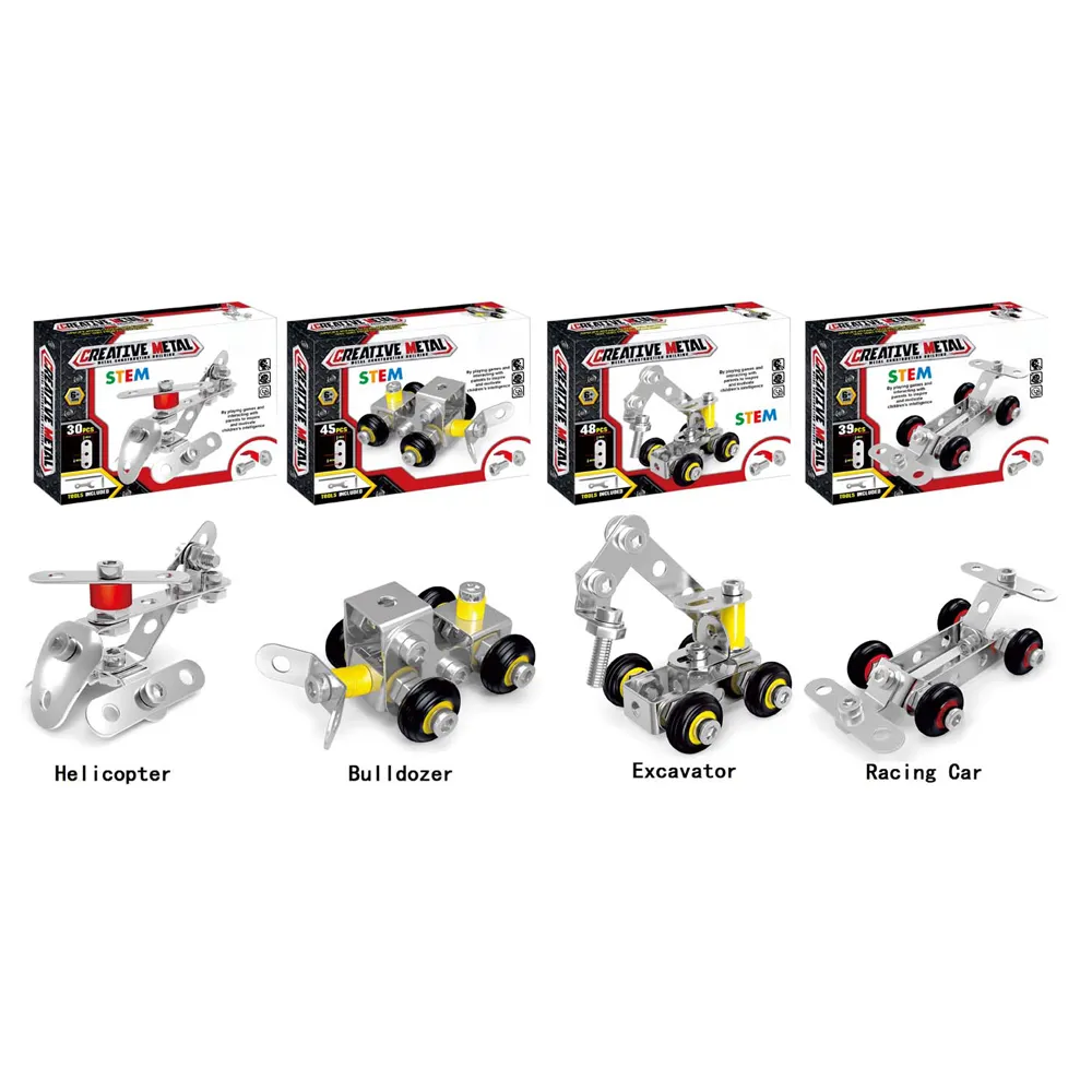 Puzzle 3D in metallo creativo giocattolo fai da te Kid Stem Building Kit educativo giocattoli 2023 per regalo per bambini