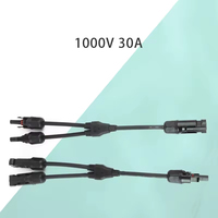 Haute qualité pour MC4 système de connexion d'extension de panneau solaire étanche mâle femelle câble connecteur prise cuivre Contact solaire PV