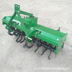 Farm <b>Cultivator</b> Rotary Tiller Green With Gearbox High Productivity For Agricultural Land Preparation - Product Image 1