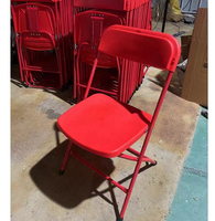 Chaise de salle à manger moderne, portable, pliable, empilable, écologique, imperméable, en fer, plastique et métal, pour la maison et les banquets, vente en gros