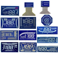 Velocímetro Monocromático de Siete Segmentos con Pantalla LCD para Motocicleta