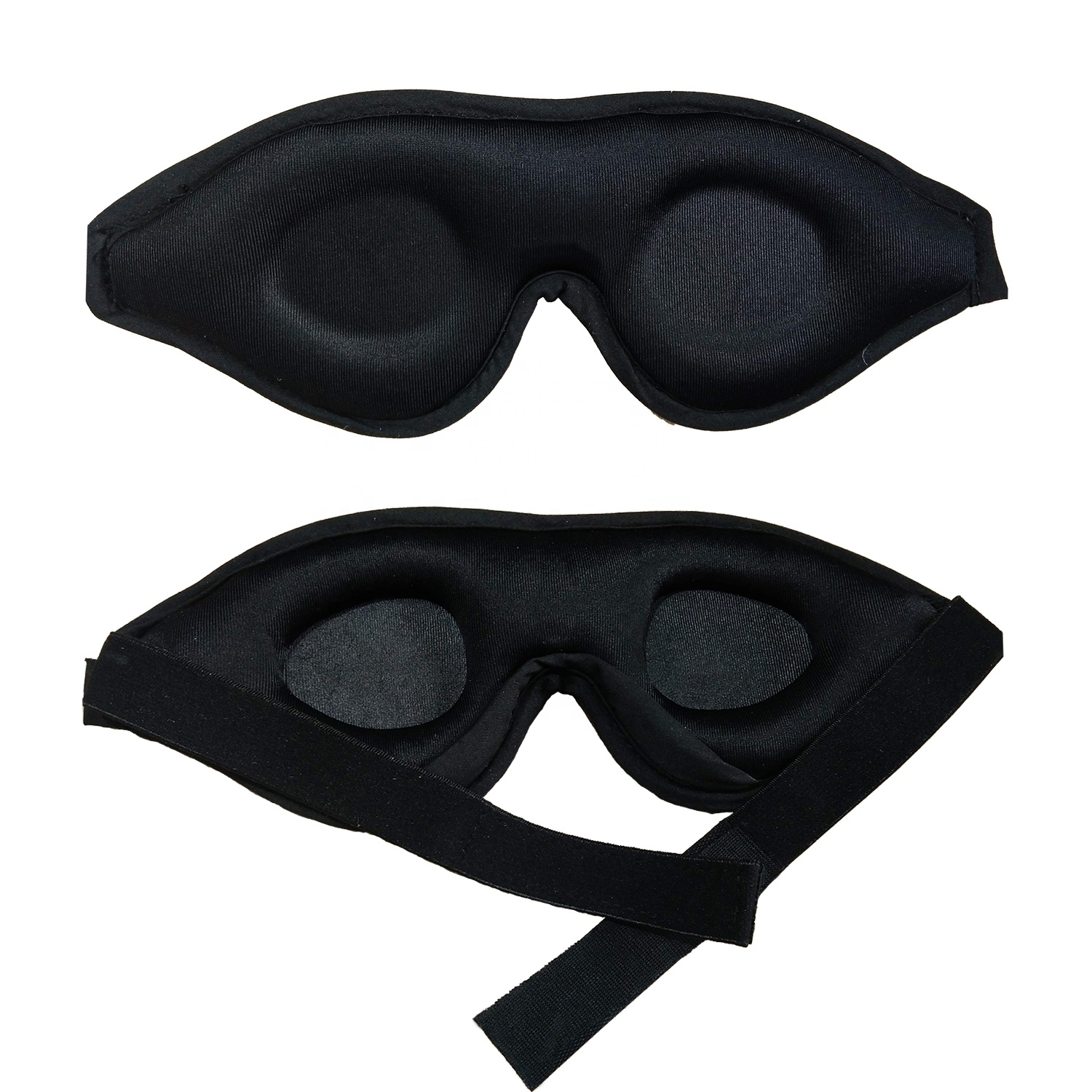 3d黑色睡眠定制眼罩记忆泡沫眼罩旅行睡眠眼罩 - buy sleep eye mask