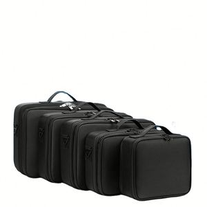 Professional <b>Makeup</b> Train Case Large Capacity Cosmetic Organizer with Adjustable Dividers for <b>Makeup</b> Artists - Product Image 1