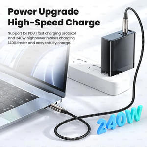 Zinklegering 2M 6.6ft Pd 240W Super Snel Opladen Voor Iphone 17 16 Plus Promax Type C Naar Usb Type C Draad Kabel 5a Voor Macbook Ipad - Product Image 4