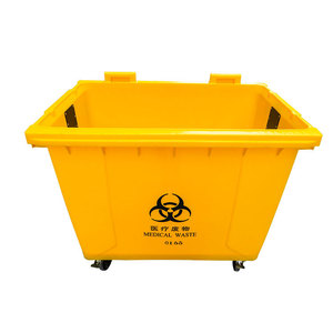 1100L Outdoor Classified Trash Can, Large Capacity Commercial Use <b>with</b> <b>Lid</b>, Outdoor Property Sanitation <b>Bin</b>, Large Trash <b>Bin</b> - Product Image 2