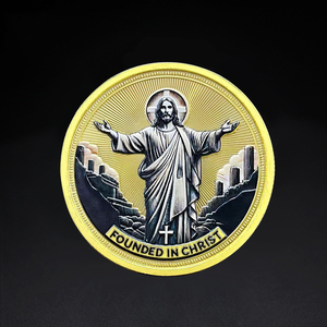Xun Xin Metal personalizado Jesucristo moneda recuerdo Cruz cristiana <span class=keywords><strong>Caballero</strong></span> Templario Cruz Roja desafío moneda medallón moneda religiosa - Product Image 6