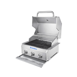 Four à <span class=keywords><strong>barbecue</strong></span> à <span class=keywords><strong>gaz</strong></span> en acier inoxydable pour l'extérieur Propane (LP/LPG) Cuisine <span class=keywords><strong>de</strong></span> camping <span class=keywords><strong>Bois</strong></span> à haute pression électronique pour les fêtes - Product Image 3