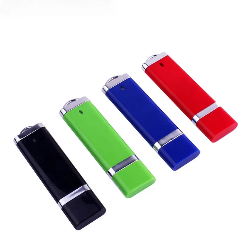 판촉 선물 플라스틱 USB 플래시 드라이브 64GB 빠른 배송 직사각형 맞춤형 브랜드 로고 펜 플래시 드라이브