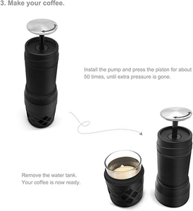 OEM totalmente automático portátil café expreso viaje al aire libre 12 v coche cápsula cafetera - Product Image 6