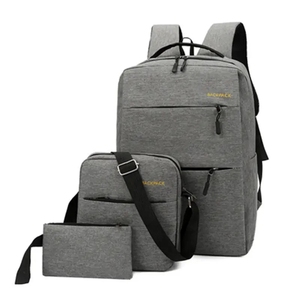 Mejor 3 unids/set de carga de gran capacidad Oxford mochila 17 pulgadas bolsas para ordenador portátil Unisex hombres negocios viaje escuela mochila J0089 - Product Image 1