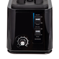 Blender électrique argenté 1500W, grande capacité de 2L, machine robuste pour la préparation de jus et de smoothies en milieu commercial, pour les hôtels