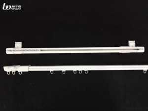 Nuova Asta per Tende Regolabile <span class=keywords><strong>in</strong></span> <span class=keywords><strong>Ferro</strong></span> di Alta Qualità per Finestre del Soggiorno, Design Classico e Semplice - Product Image 5