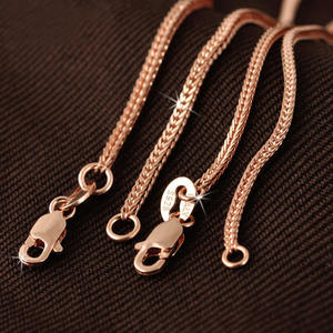 Оптовая продажа модных ювелирных изделий ожерелье 925 стерлингового серебра лисы S925 стерлингового серебра Франко чокер цепь для мужчин и женщин - Product Image 4